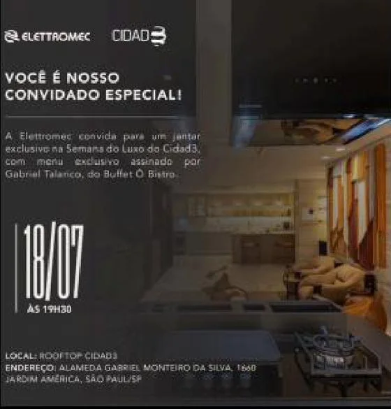 Elettromec · jantar exclusivo